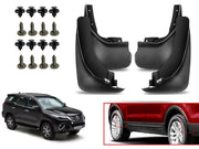 O.E Type Custom Front and Rear Mud Flap Guard (Set of 4 Pcs) | Compatible with TOYOTA | Black