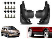 O.E Type Custom Front and Rear Mud Flap Guard (Set of 4 Pcs) | Compatible with HYUNDAI | Black