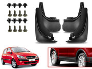 O.E Type Custom Front and Rear Mud Flap Guard (Set of 4 Pcs) | Compatible with HYUNDAI | Black