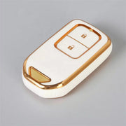 TPU Key Cover Compatible for Honda City | Amaze | WRV | CRV | Jazz | 3 Button Smart Key