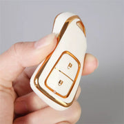 TPU Key Cover Compatible for Honda City | Amaze | WRV | CRV | Jazz | 3 Button Smart Key
