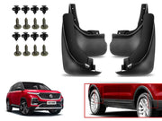 O.E Type Custom Front and Rear Mud Flap Guard (Set of 4 Pcs) | Compatible with MG | Black