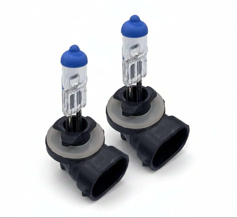 Sapphire Series H27 Cool Blue Halogen Head Light Bulb (100W, 12V) Compatible for most of the cars