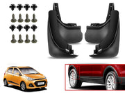 O.E Type Custom Front and Rear Mud Flap Guard (Set of 4 Pcs) | Compatible with HYUNDAI | Black