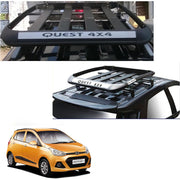 Car Roof Quest Luggage (4x 4) Frame Aluminum Roof Frame Universal Roof Frame Travel Frame Load Frame Load Over 100 kg Roof Shelves Luggage Box Roof Rack (Black)