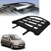Car Roof Luggage (4x 4) Frame Aluminum Roof Frame Universal Roof Frame Travel Frame Load Frame Load Over 100 kg Roof Shelves Luggage Box Roof Rack (Black)