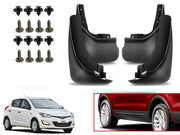O.E Type Custom Front and Rear Mud Flap Guard (Set of 4 Pcs) | Compatible with HYUNDAI | Black