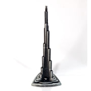 Burj Khalifa Model, Tower Decoration Alloy Mini Burj Khalifa Model Famous Landmark Building Model for Art Craft Office Home Desktop Decoration