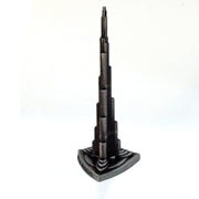 Burj Khalifa Model, Tower Decoration Alloy Mini Burj Khalifa Model Famous Landmark Building Model for Art Craft Office Home Desktop Decoration
