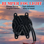 High Power Premium Quality 4 Led DRL Fog Lamp  Assembly Black (Set of 2)