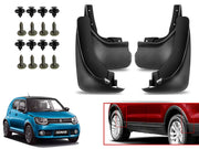 O.E Type Custom Front and Rear Mud Flap Guard (Set of 4 Pcs) | Compatible with MARUTI | Black