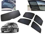 Z-Black Car Window Plug-in Half Sun Shades & Rear Dicky Curtain (Combo) for Maruti