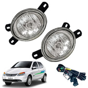High Power Premium Quality Fog Lamp Compatible with Indica 2007 (Set of 2 Pcs)