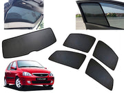 Z-Black Car Window Plug-in Half Sun Shades & Rear Dicky Curtain (Combo) for TATA