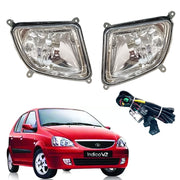 High Power Premium Quality Fog Lamp Compatible with Indica V2 (Set of 2 Pcs)