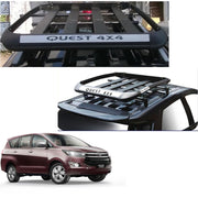 Car Roof Quest Luggage (4x 4) Frame Aluminum Roof Frame Universal Roof Frame Travel Frame Load Frame Load Over 100 kg Roof Shelves Luggage Box Roof Rack (Black)