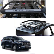 Car Roof Quest Luggage (4x 4) Frame Aluminum Roof Frame Universal Roof Frame Travel Frame Load Frame Load Over 100 kg Roof Shelves Luggage Box Roof Rack (Black)