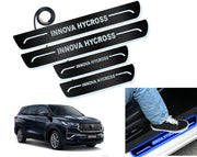 Auto Pearl Car Door Foot Step Led Sill/Scuff Plates With Mirror Finish Compatible with All Models (Set of 4)