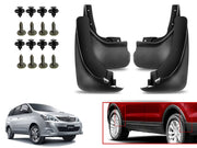 O.E Type Custom Front and Rear Mud Flap Guard (Set of 4 Pcs) | Compatible with TOYOTA | Black