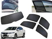 Z-Black Car Window Plug-in Half Sun Shades & Rear Dicky Curtain (Combo) for Honda