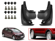 O.E Type Custom Front and Rear Mud Flap Guard (Set of 4 Pcs) | Compatible with HONDA | Black