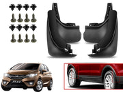 O.E Type Custom Front and Rear Mud Flap Guard (Set of 4 Pcs) | Compatible with HONDA | Black