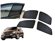 Z-Black Window Plug-in Half Sun Shades Car Curtain for Honda