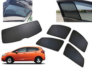 Z-Black Car Window Plug-in Half Sun Shades & Rear Dicky Curtain (Combo) for Honda