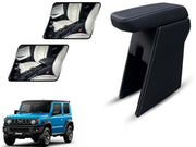 Auto Pearl Premium Car Armrest with Storage Box, High-Density Foam, Nappa Leatherette Black with double Stitching, No Obstruction to Rear Window Buttons, for Jimny-2023.jpeg