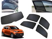 Z-Black Car Window Plug-in Half Sun Shades & Rear Dicky Curtain (Combo) for Mahindra