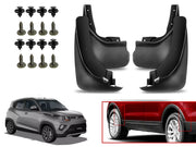 O.E Type Custom Front and Rear Mud Flap Guard (Set of 4 Pcs) | Compatible with MAHINDRA | Black