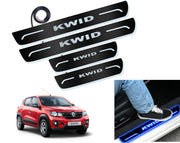 Auto Pearl Car Door Foot Step Led Sill/Scuff Plates With Mirror Finish Compatible with All Models (Set of 4)