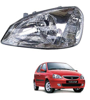 Auto Pearl Headlight Assembly Compatible with Indica V2 (2005)