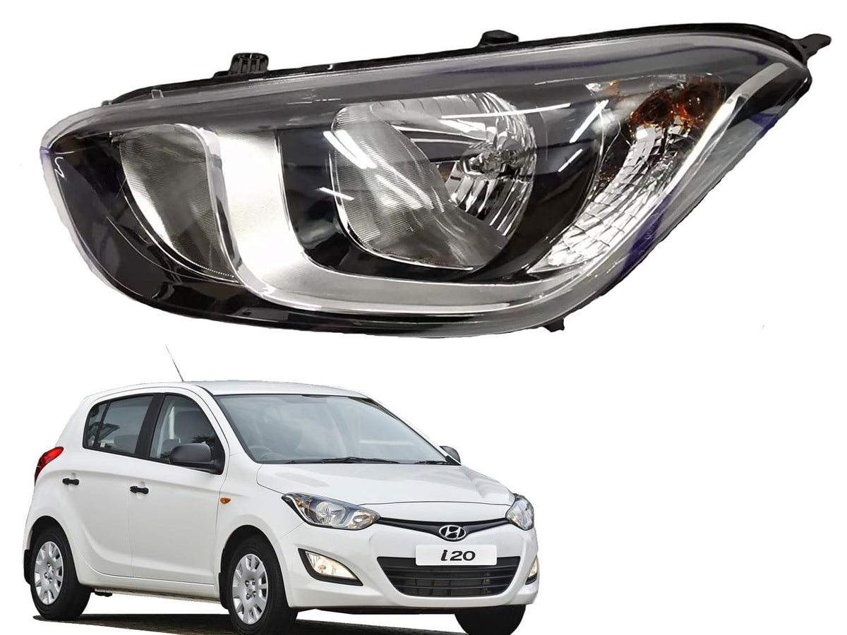 Auto Pearl Headlight Assembly Compatible with i20 Type-2 (2012-2014)