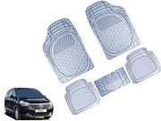 Heavy Duty Transparent 4Pcs PVC Rubber 6204 Clear Car Mat