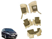 7D Car Floor Mats Luxury Leatherite 7D-Car Floor Mat with Velcro-Tape