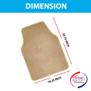 Carpet Car Floor Car Foot Mats (Set of 5)