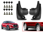 O.E Type Custom Front and Rear Mud Flap Guard (Set of 4 Pcs) | Compatible with NISSAN  | Black