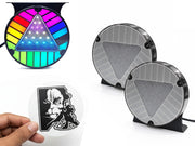 AUTO PEARL Dynamic RGB LED Brake Lights, Anti-Rear-End Collision Strobe Tail Light, Super Bright Warning Flash Lamp, with Running and Flashing mode compatible with All Cars (Pack of 2)