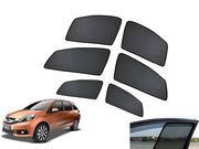 Z-Black Window Plug-in Half Sun Shades Car Curtain for Honda