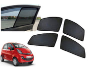 Z-Black Window Plug-in Half Sun Shades Car Curtain for TATA