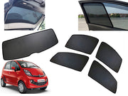 Z-Black Car Window Plug-in Half Sun Shades & Rear Dicky Curtain (Combo) for TATA