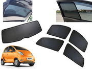 Z-Black Car Window Plug-in Half Sun Shades & Rear Dicky Curtain (Combo) for TATA