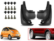 O.E Type Custom Front and Rear Mud Flap Guard (Set of 4 Pcs) | Compatible with TATA | Black