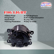 High Power Premium Quality Fog Lamp Compatible with Swift (Set of 2 Pcs)