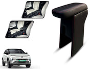 Auto Pearl Premium Car Armrest with Storage Box, High-Density Foam, Nappa Leatherette Black with double Stitching, No Obstruction to Rear Window Buttons, for Nexon-EV-2024