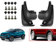 O.E Type Custom Front and Rear Mud Flap Guard (Set of 4 Pcs) | Compatible with TATA | Black
