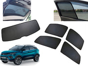 Z-Black Car Window Plug-in Half Sun Shades & Rear Dicky Curtain (Combo) for TATA