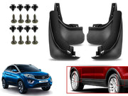 O.E Type Custom Front and Rear Mud Flap Guard (Set of 4 Pcs) | Compatible with TATA | Black