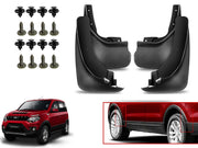 O.E Type Custom Front and Rear Mud Flap Guard (Set of 4 Pcs) | Compatible with MAHINDRA | Black
